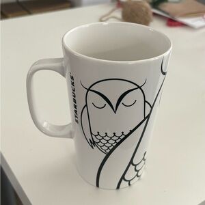 Starbucks Owl Mug Birds Halloween Coffee Tea